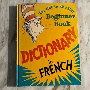 The Cat In The Hat Dictionary in French HC Book